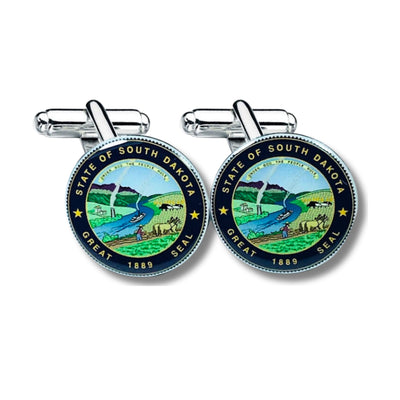 Cufflinks - State Seal South Dakota - USA