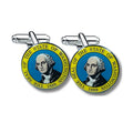 Cufflinks - State Seal Washington - USA