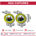Cufflinks - State Seal West Virginia - USA