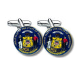 Cufflinks - State Seal Wisconsin - USA