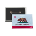 Horizontal Button - State Flag California - USA