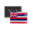 Horizontal Button - State Flag Hawaii - USA