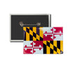 Horizontal Button - State Flag Maryland - USA