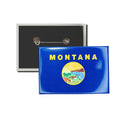 Horizontal Button - State Flag Montana - USA