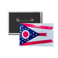 Horizontal Button - State Flag Ohio - USA