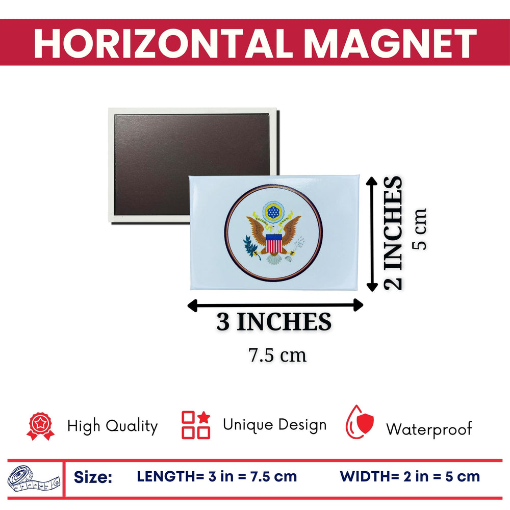 Horizontal Magnet - Seal United States - USA