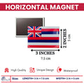 Horizontal Magnet - State Flag Hawaii - USA
