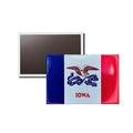 Horizontal Magnet - State Flag Iowa - USA