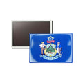 Horizontal Magnet - State Flag Maine - USA