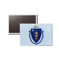 Horizontal Magnet - State Flag Massachusetts - USA