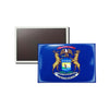 Horizontal Magnet - State Flag Michigan - USA