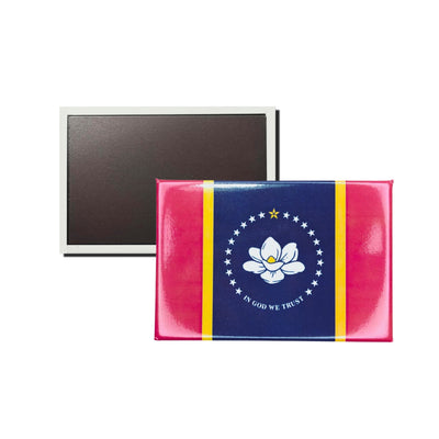 Horizontal Magnet - State Flag Mississippi - USA