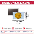 Horizontal Magnet - State Seal Georgia - USA