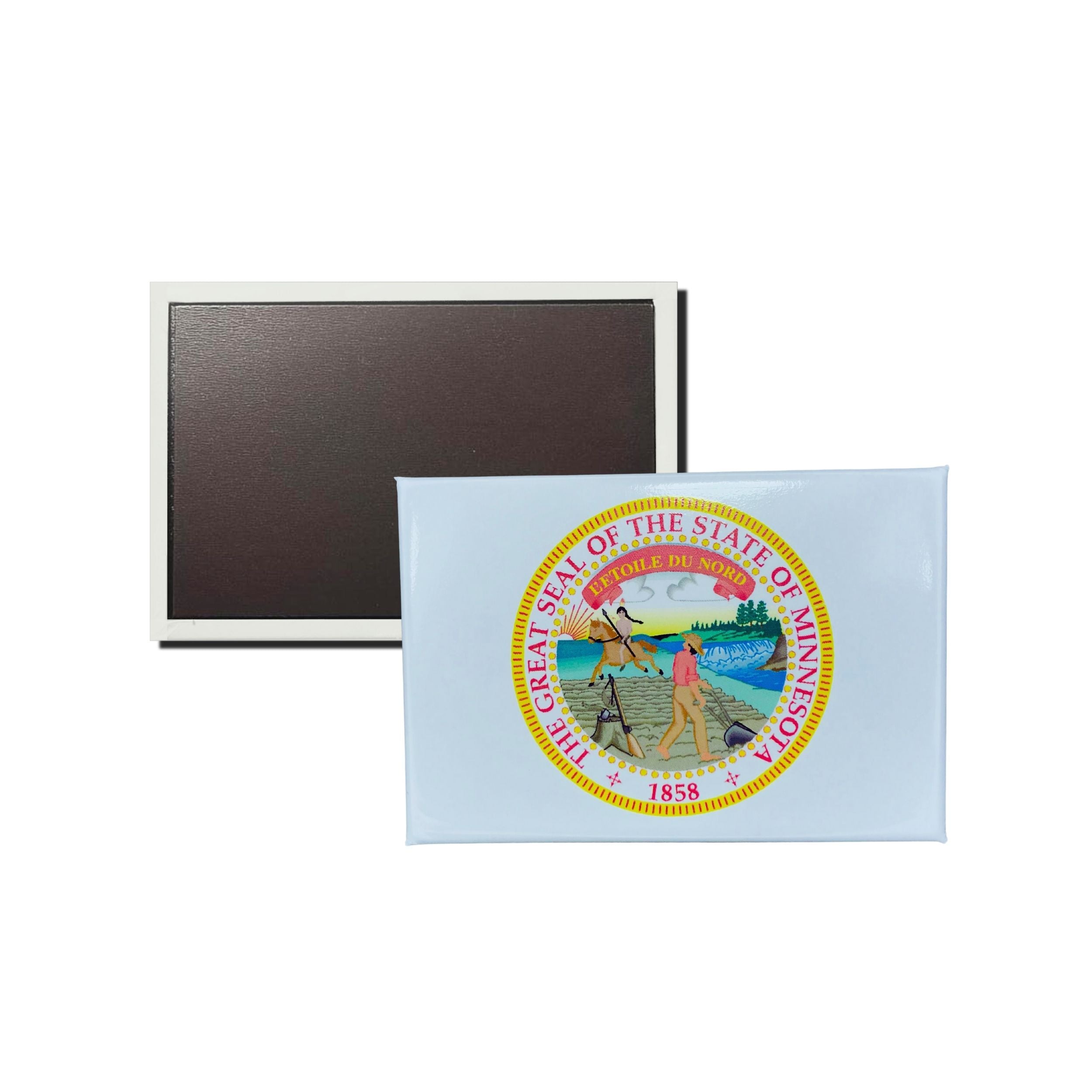 Horizontal Magnet Horizontal Magnet - State Seal Minnesota - USA – Worldwide Souvenirs