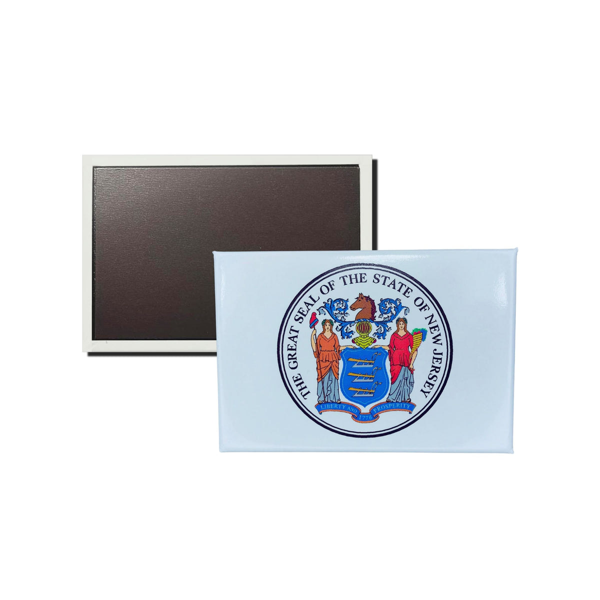 Horizontal Magnet Horizontal Magnet - State Seal New Jersey - USA – Worldwide Souvenirs