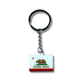 Metal Keychain - State Flag  California - USA