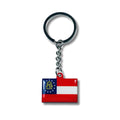 Metal Keychain - State Flag Georgia - USA