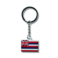 Metal Keychain - State Flag  Hawaii  - USA