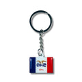 Metal Keychain - State Flag Iowa - USA