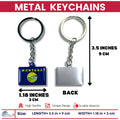 Metal Keychain - State Flag Montana - USA