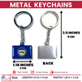 Metal Keychain - State Flag Nebraska - USA