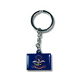 Metal Keychain - State Flag North Dakota - USA