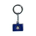 Metal Keychain - State Flag Utah - USA