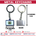 Metal Keychain - State Flag Virginia - USA
