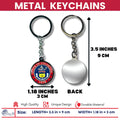 Metal Keychain - State Seal Colorado - USA