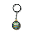 Metal Keychain - State Seal  New Hampshire - USA