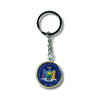 Metal Keychain - State Seal New York - USA