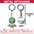 Metal Keychain - State Seal North Carolina - USA