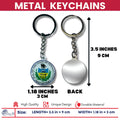 Metal Keychain - State Seal Pennsylvania - USA