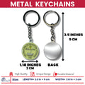 Metal Keychain - State Seal Tennessee - USA