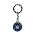 Metal Keychain - State Seal Utah - USA