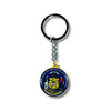 Metal Keychain - State Seal  Wisconsin - USA