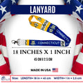 Lanyard - State Flag Connecticut - USA - L066