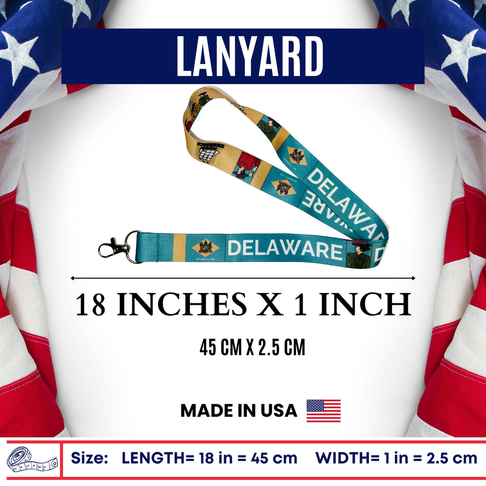 Lanyard - State Flag Delaware - USA - L067