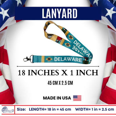 Lanyard - State Flag Delaware - USA - L067