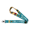 LANYARD - STATE FLAG DELAWARE - USA L067 |  18-Inch Flag Lanyard for Keys, ID Badge Holder, Phone, and More | Perfect for Badges & ID Holders - WORLDWIDE SOUVENIRS	