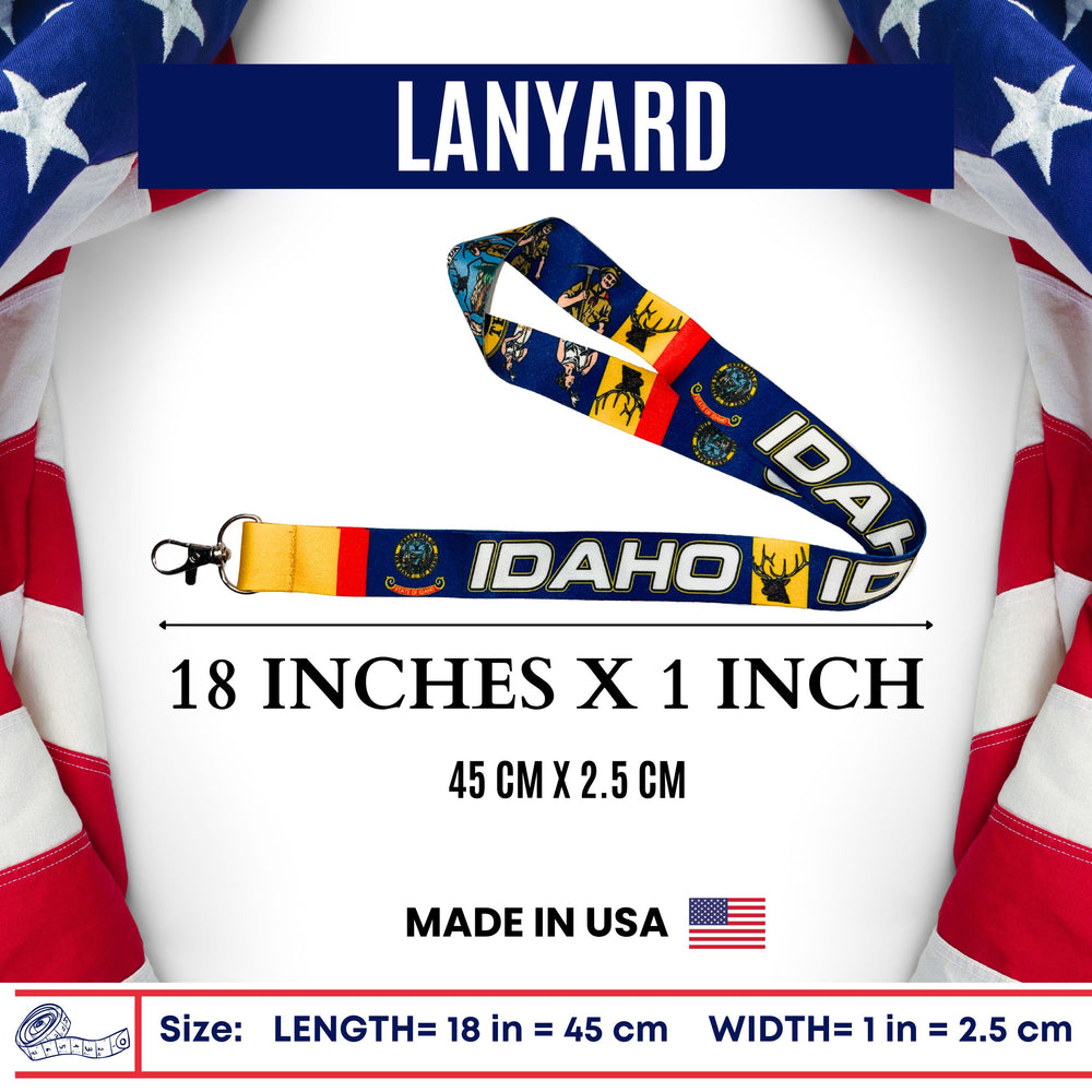 Lanyard - State Flag Idaho - USA - L071