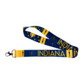 LANYARD - STATE FLAG INDIANA - USA L073 |  18-Inch Flag Lanyard for Keys, ID Badge Holder, Phone, and More | Perfect for Badges & ID Holders - WORLDWIDE SOUVENIRS	