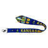 LANYARD - STATE FLAG KANSAS - USA L075 |18-Inch Flag Lanyard for Keys, ID Badge Holder, Phone, and More | Perfect for Badges & ID Holders - WORLDWIDE SOUVENIRS