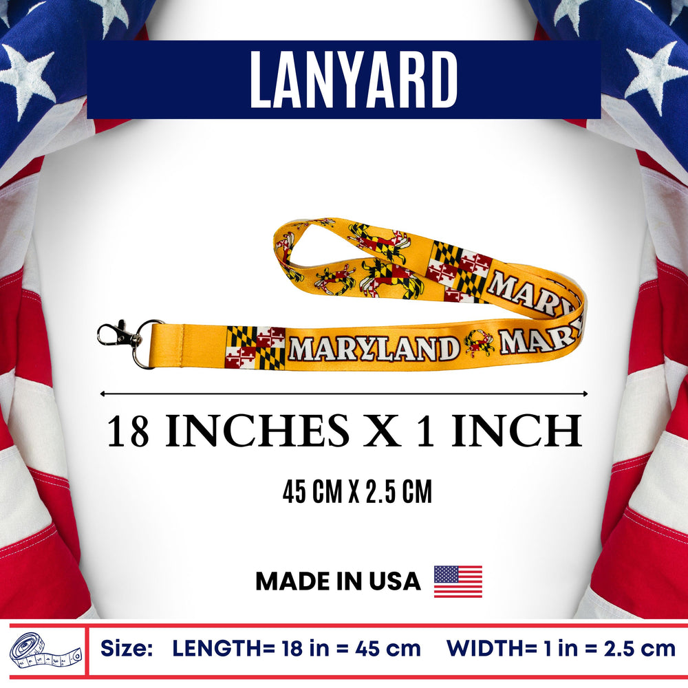 Lanyard - State Flag Maryland - USA - L090