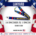 Lanyard - State Flag Michigan - USA - L078