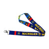 LANYARD - STATE FLAG MICHIGAN - USA L078 |  18-Inch Flag Lanyard for Keys, ID Badge Holder, Phone, and More | Perfect for Badges & ID Holders - WORLDWIDE SOUVENIRS	