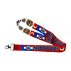 LANYARD - STATE FLAG MISSOURI - USA L079 |  18-Inch Flag Lanyard for Keys, ID Badge Holder, Phone, and More | Perfect for Badges & ID Holders - WORLDWIDE SOUVENIRS	