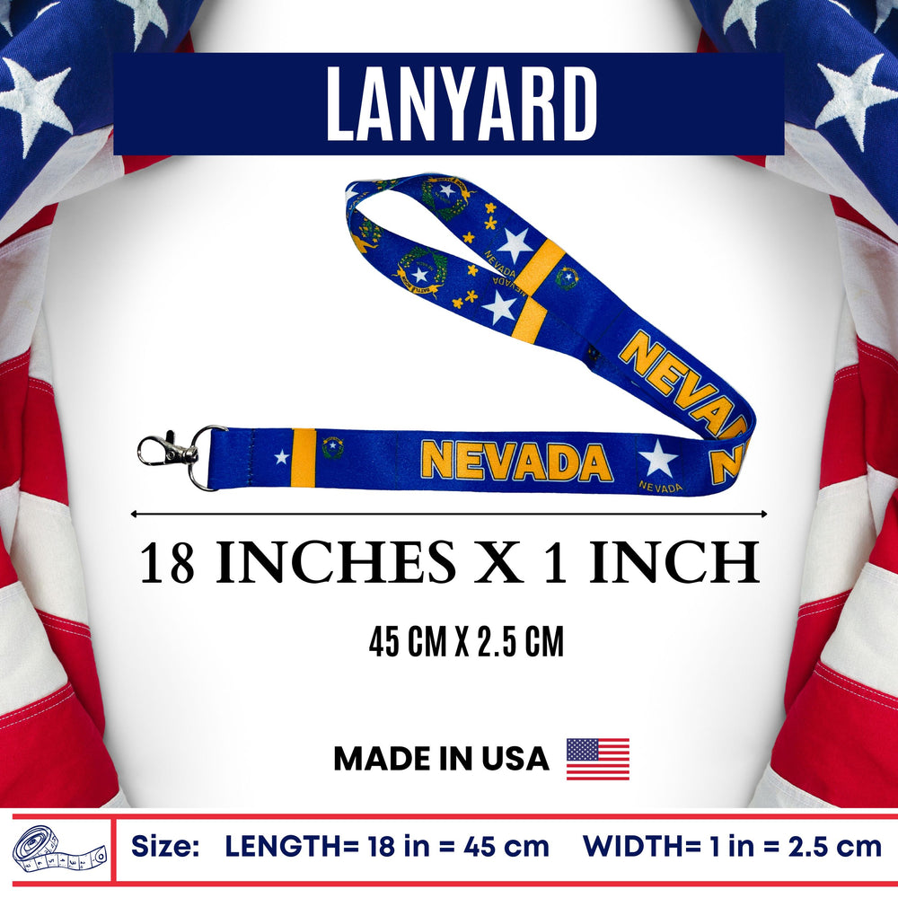 Lanyard - State Flag Nevada - USA - L083