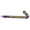 LANYARD - STATE FLAG NEW HAMPSHIRE - USA L084 |  18-Inch Flag Lanyard for Keys, ID Badge Holder, Phone, and More | Perfect for Badges & ID Holders - WORLDWIDE SOUVENIRS	