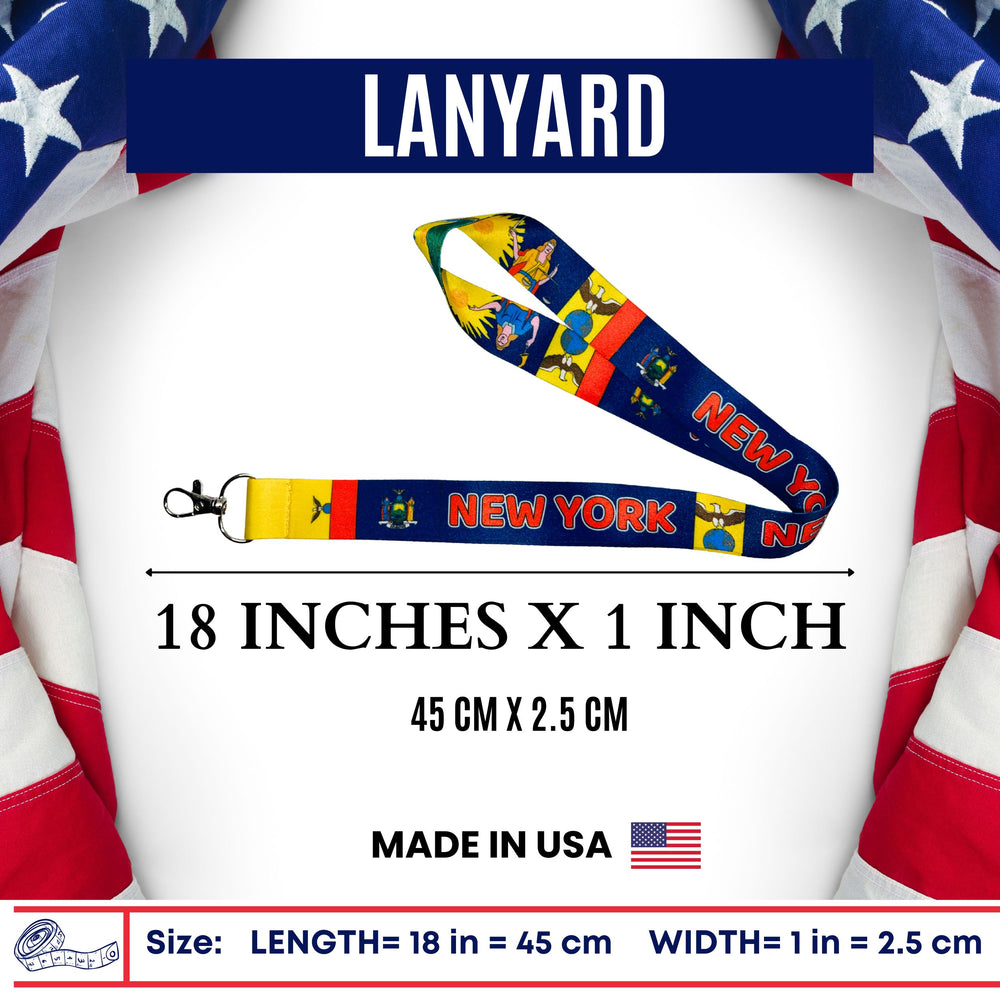 Lanyard - State Flag New York - USA - L087